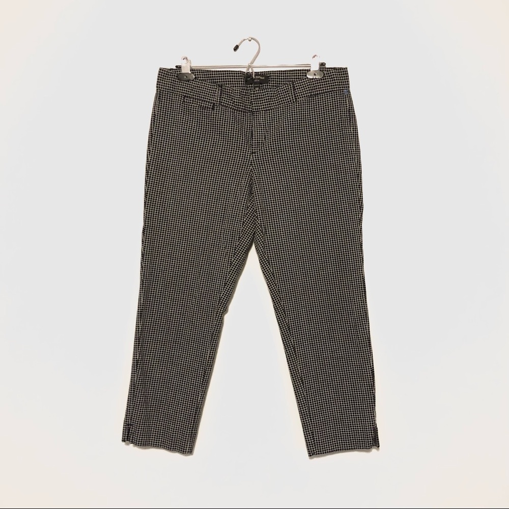 Banana Republic Petite Sloan Gingham check print Pants